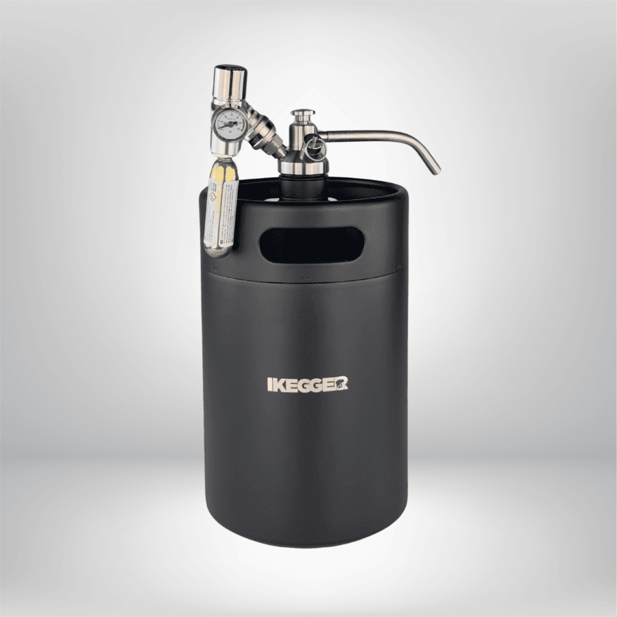 4Litre fıçı 2 Musluk seti 4 Litre Mini Fıçı - Bira ve Nitro Kahve Fıçısı