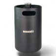 Black cylindrical device with a built-in front handle cutout and a silver top knob; brand name IKEGER visible on the front.