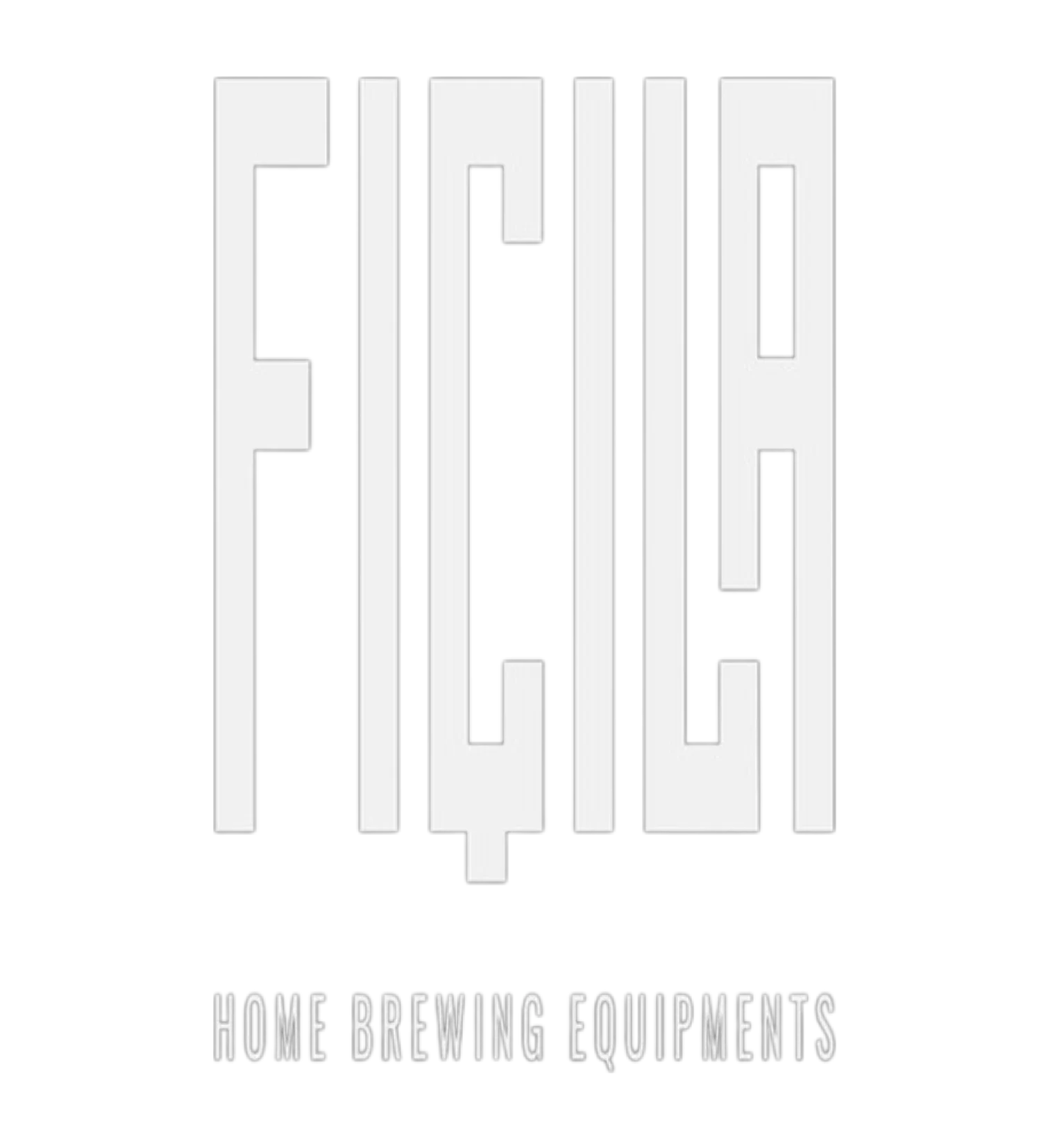 Logo for Elite Home Brewing Equipment with tall white vertical letters on a black background, and the tagline below.