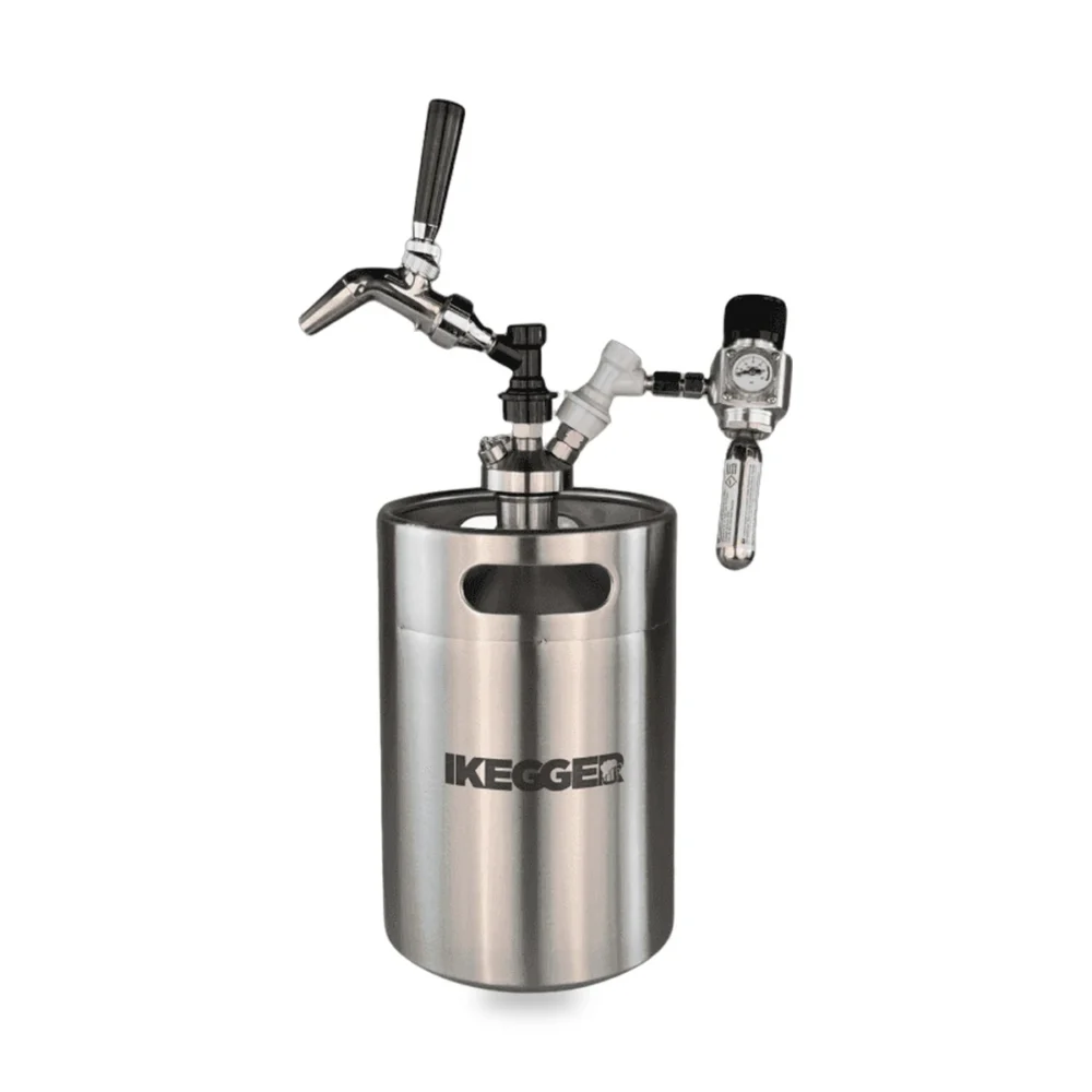 5Litre Fıçı ve standart musluk 5 Litre Mini Fıçı - Paslanmaz Çelik Bira ve Nitro Fıçısı