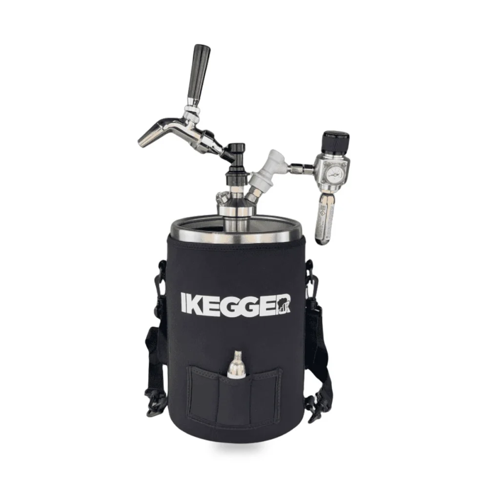 5litre gri çanta 5 Litre Mini Fıçı - Paslanmaz Çelik Bira ve Nitro Fıçısı
